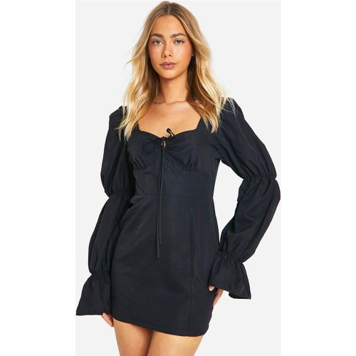 Robe Courte À Manches Bouffantes - 38 - boohoo - Modalova