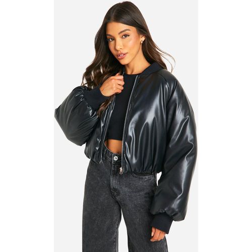 Bomber Oversize Texturé - 40 - boohoo - Modalova