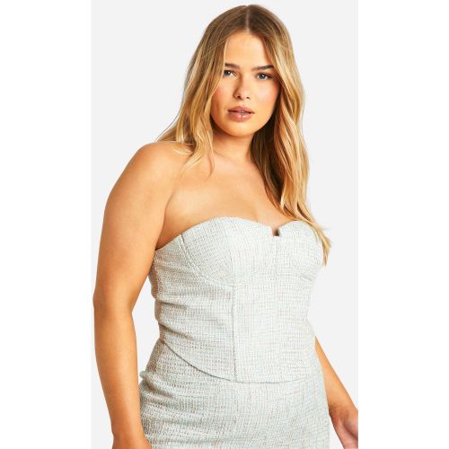 Grande Taille - Corset Cintré À Boucle - 44 - boohoo - Modalova