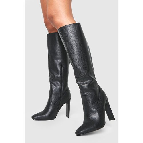 Bottes Hautes Pointues À Petit Talon - 39 - boohoo - Modalova