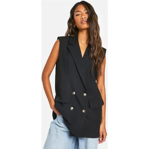 Blazer Long Sans Manches - 38 - boohoo - Modalova
