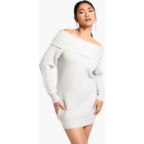 Robe Pull Courte À Col Bateau - S - boohoo - Modalova