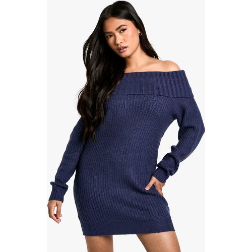 Robe Pull Courte À Col Bateau - S - boohoo - Modalova