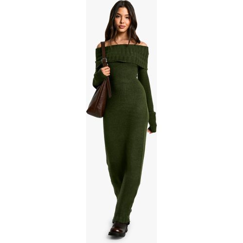 Robe Pull Oversize Premium À Col Bateau - S - boohoo - Modalova