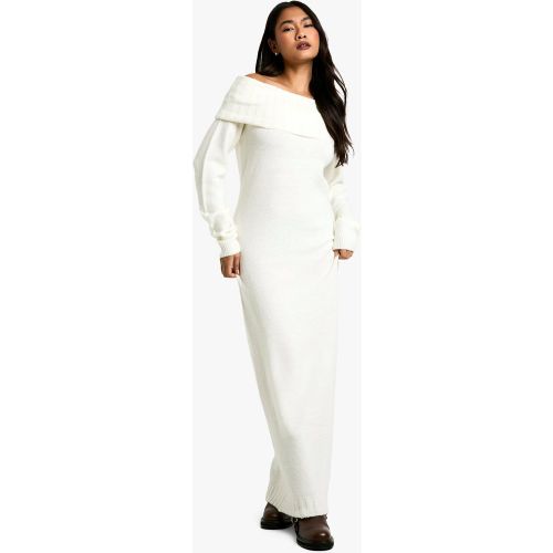 Robe Pull Oversize Premium À Col Bateau - M - boohoo - Modalova