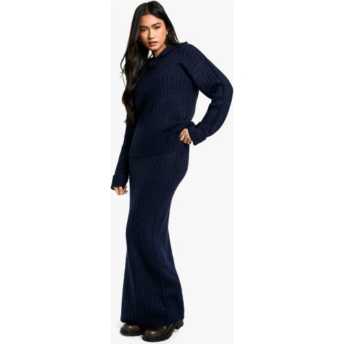 Ensemble En Maille Douce Avec Pull Et Jupe Longue - S - boohoo - Modalova