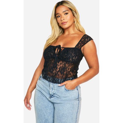 Grande Taille - Top De Lait En Dentelle - 56 - boohoo - Modalova