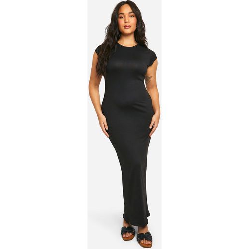 Grande Taille - Robe Longue Super Douce À Manches Courtes - 48 - boohoo - Modalova