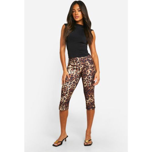 Pantalon Capri Léopard - 42 - boohoo - Modalova