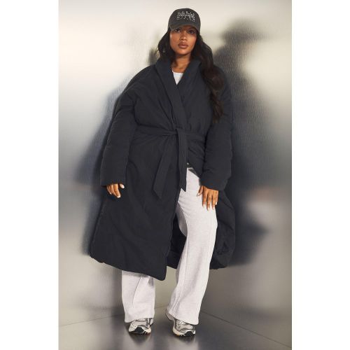 Grande Taille - Doudoune Matelassée À Ceinture - 56 - boohoo - Modalova