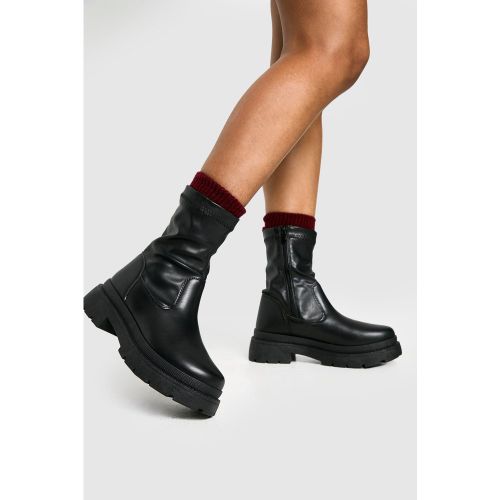 Bottines Chaussettes À Plateforme - 36 - boohoo - Modalova