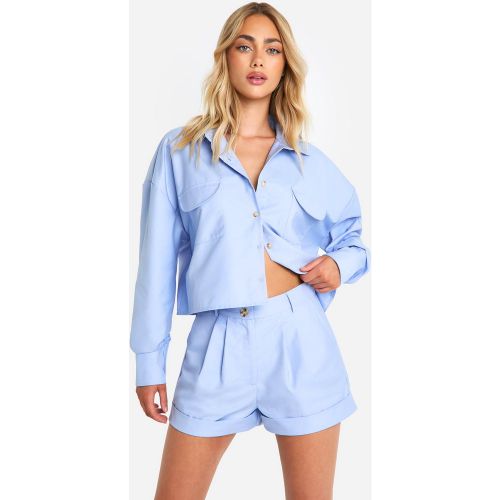 Short De Costume Plissé - 34 - boohoo - Modalova