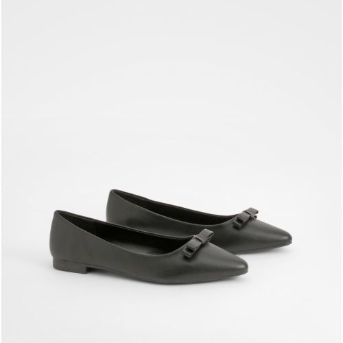 Ballerines Pointues À Nœud - 39 - boohoo - Modalova