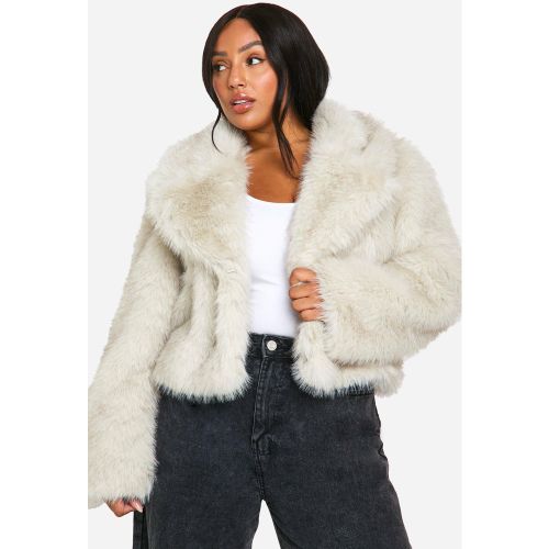 Grande Taille - Manteau En Synthétique - 56 - boohoo - Modalova