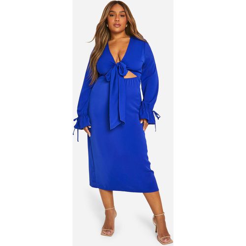 Grande Taille - Robe Mi-Longue Nouée - boohoo - Modalova