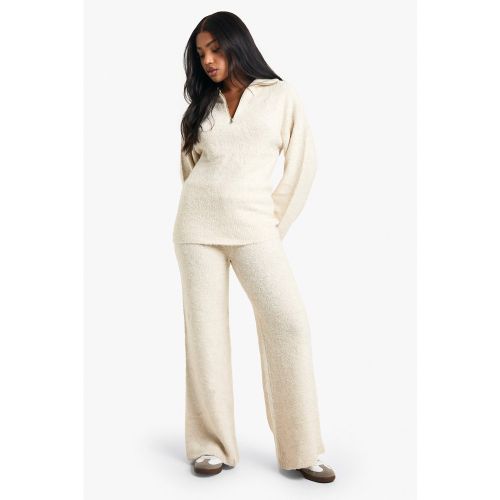 Ensemble Oversize Avec Pull À Col Zippé Et Pantalon Large - S - boohoo - Modalova