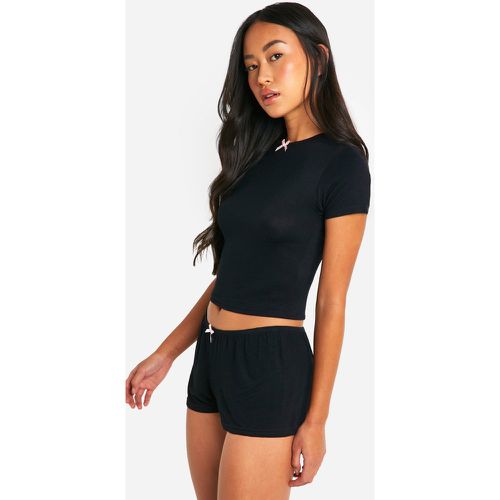 Ensemble Confort Avec T-Shirt Et Short - 38 - boohoo - Modalova