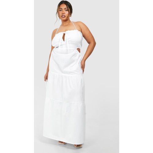 Grande Taille - Robe Longue À Volants Étagés - 48 - boohoo - Modalova