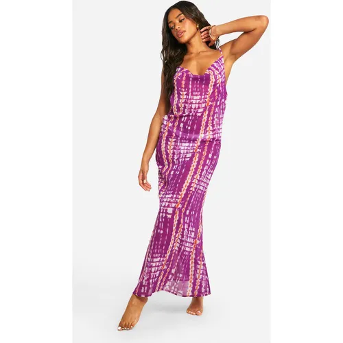 Robe De Plage Longue Tie Dye - S - boohoo - Modalova