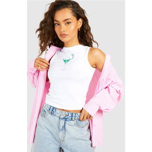 Débardeur Court À Dos Nageur - 36 - boohoo - Modalova