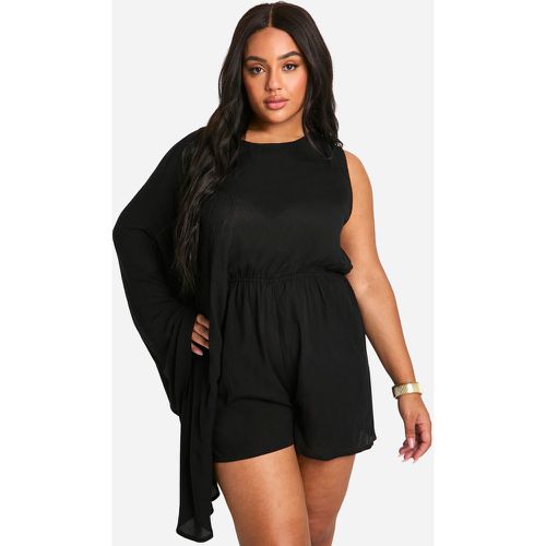 Grande Taille - Combishort Asymétrique - 46 - boohoo - Modalova