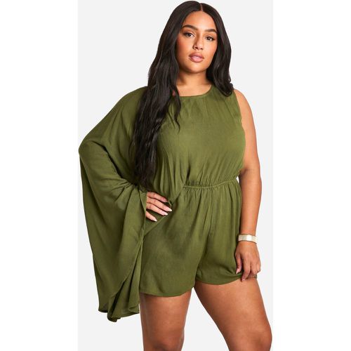 Grande Taille - Combishort Asymétrique - 44 - boohoo - Modalova