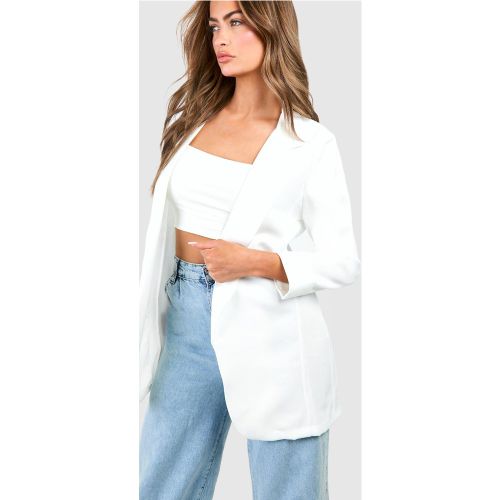 Blazer Oversize À Manches Retournées - 36 - boohoo - Modalova