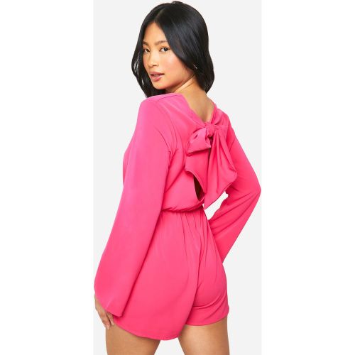 Petite" - Combishort Ample À Dos Nu - 34 - boohoo - Modalova