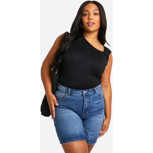 Grande Taille - Top À Encolure Asymétrique - 50 - boohoo - Modalova