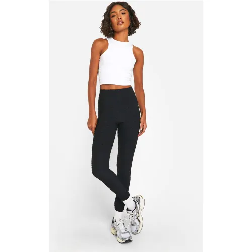 Tall" - Legging Texturé - 38 - boohoo - Modalova