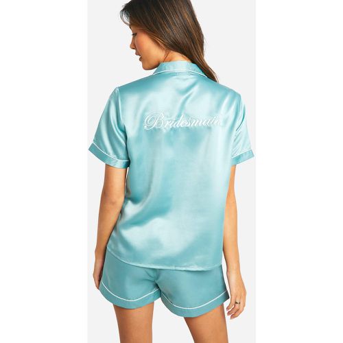 Ensemble De Pyjama De Demoiselle D'Honneur Avec Short - 38 - boohoo - Modalova