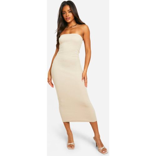 Robe Bustier Mi-Longue Basique - 40 - boohoo - Modalova