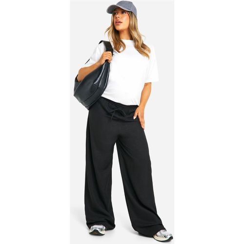 Maternité - Pantalon De Grossesse Large Noué - 40 - boohoo - Modalova