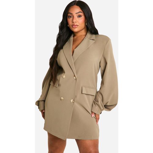 Grande Taille - Robe Blazer Oversize - 48 - boohoo - Modalova