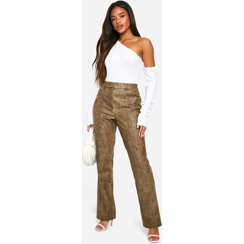 Pantalon Slim À Coutures Apparentes - 38 - boohoo - Modalova