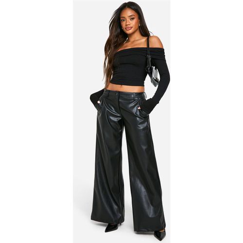 Pantalon Large Taille Basse - 38 - boohoo - Modalova