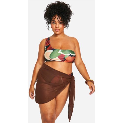 Grande Taille - Paréo De Plage Court - 56 - boohoo - Modalova