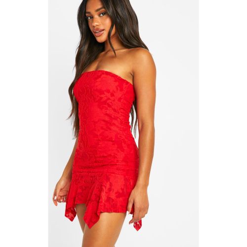 Robe Bustier Courte En Mesh - 38 - boohoo - Modalova