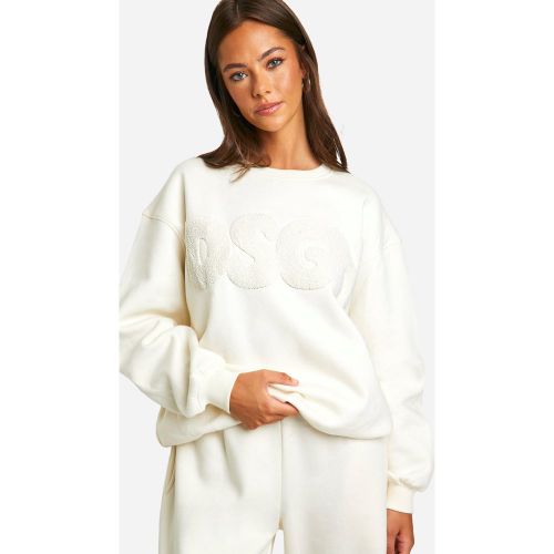 Sweat Oversize À Slogan Dsgn - S - boohoo - Modalova