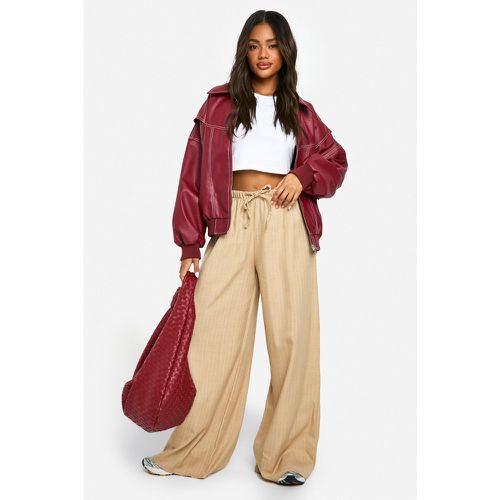 Pantalon Cargo Rayé - 38 - boohoo - Modalova