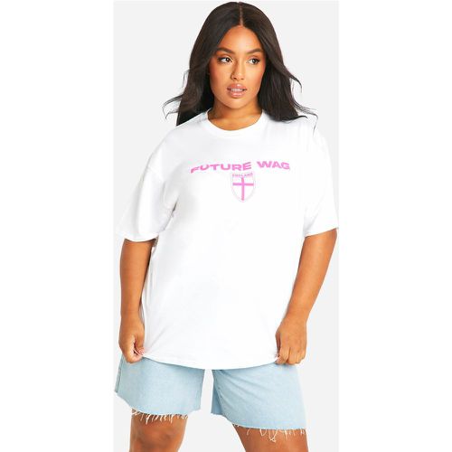 Grande Taille - T-Shirt Oversize À Slogan - 48 - boohoo - Modalova