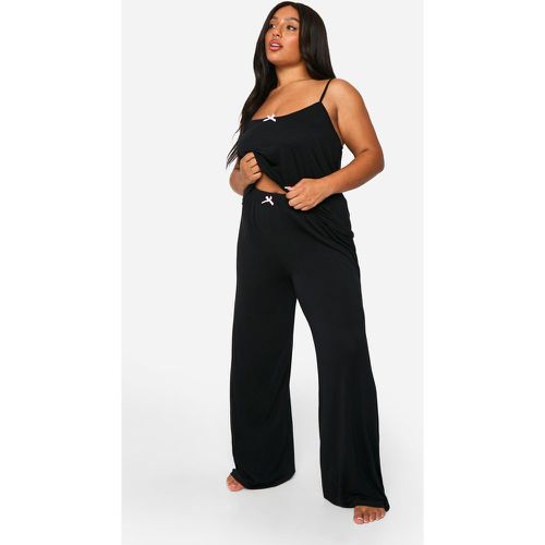 Grande Taille - Ensemble De Pyjama Avec Débardeur Et Pantalon - 48 - boohoo - Modalova