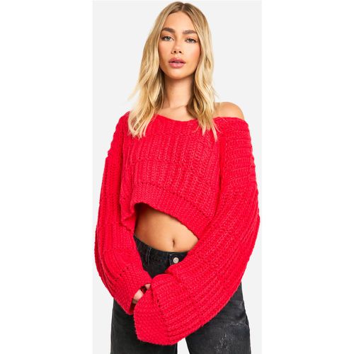 Pull Oversize En Maille Épaisse Premium - S - boohoo - Modalova