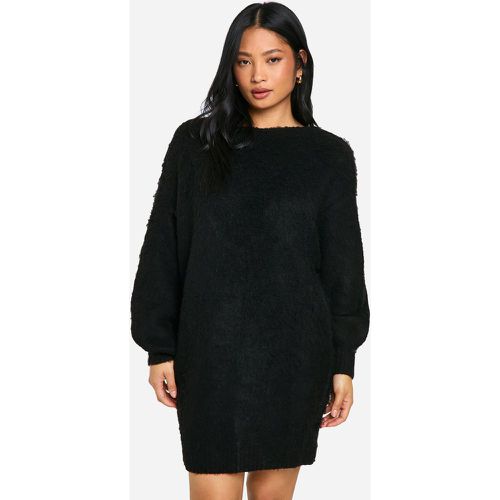 Petite" - Robe Pull Oversize À Dos Nu - L - boohoo - Modalova