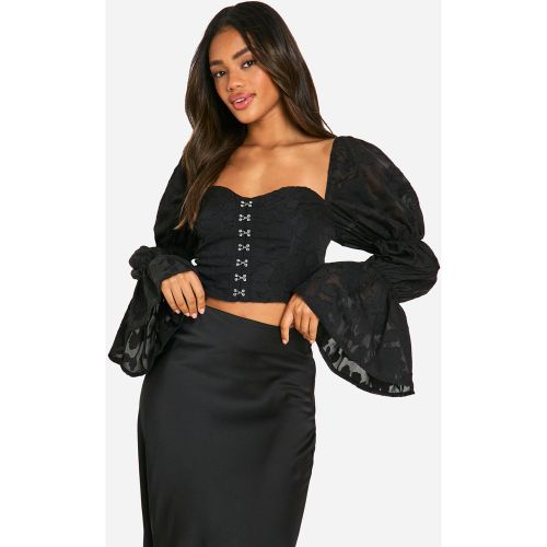 Corset Champêtre Fleuri À Bretelles - 34 - boohoo - Modalova