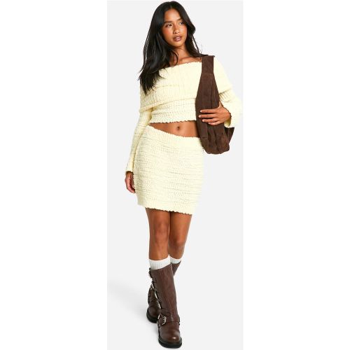 Petite" - Mini-Jupe Bouclée - Xs - boohoo - Modalova