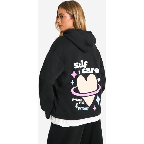 Sweat À Capuche Oversize À Imprimé Dsgn Studio - S - boohoo - Modalova
