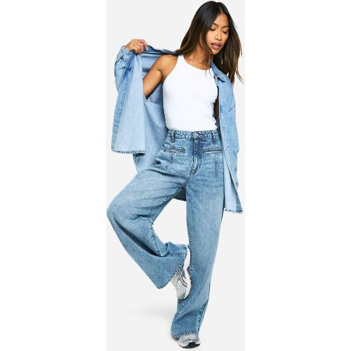Jean Large À Poches - 34 - boohoo - Modalova