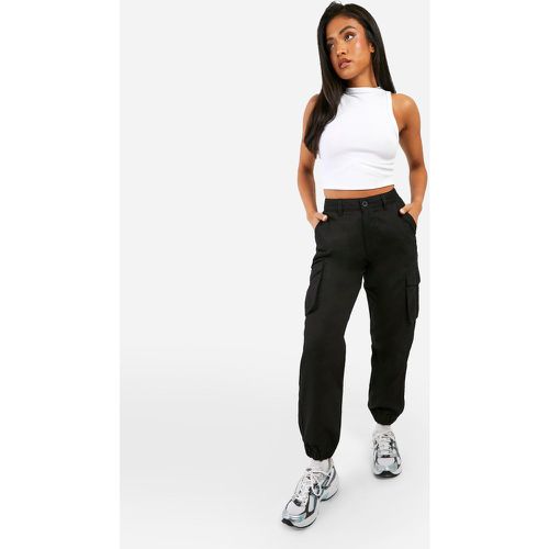 Petite" - Jogging Cargo Taille Haute - 36 - boohoo - Modalova