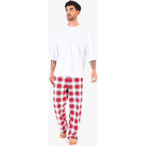 Pyjama À Carreaux - Man - L - boohoo - Modalova